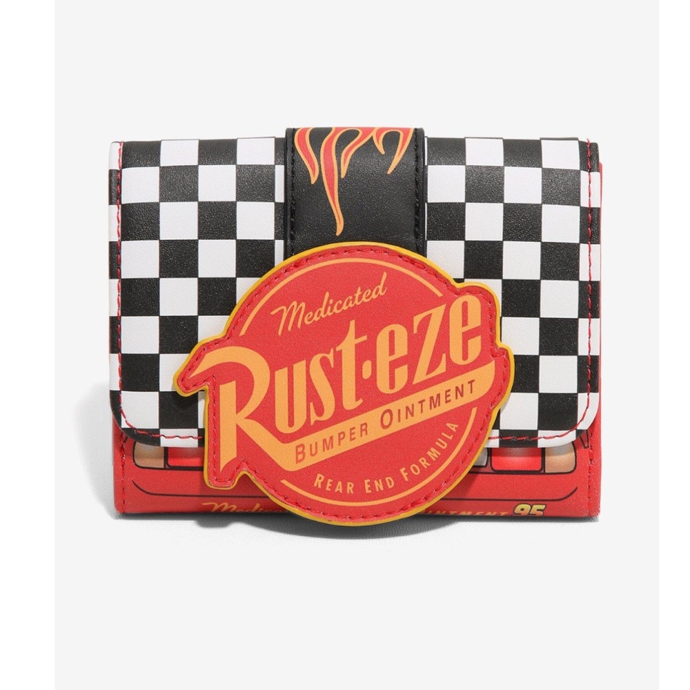 Loungefly Disney Pixar Cars Lightning McQueen Rust-eze Wallet
